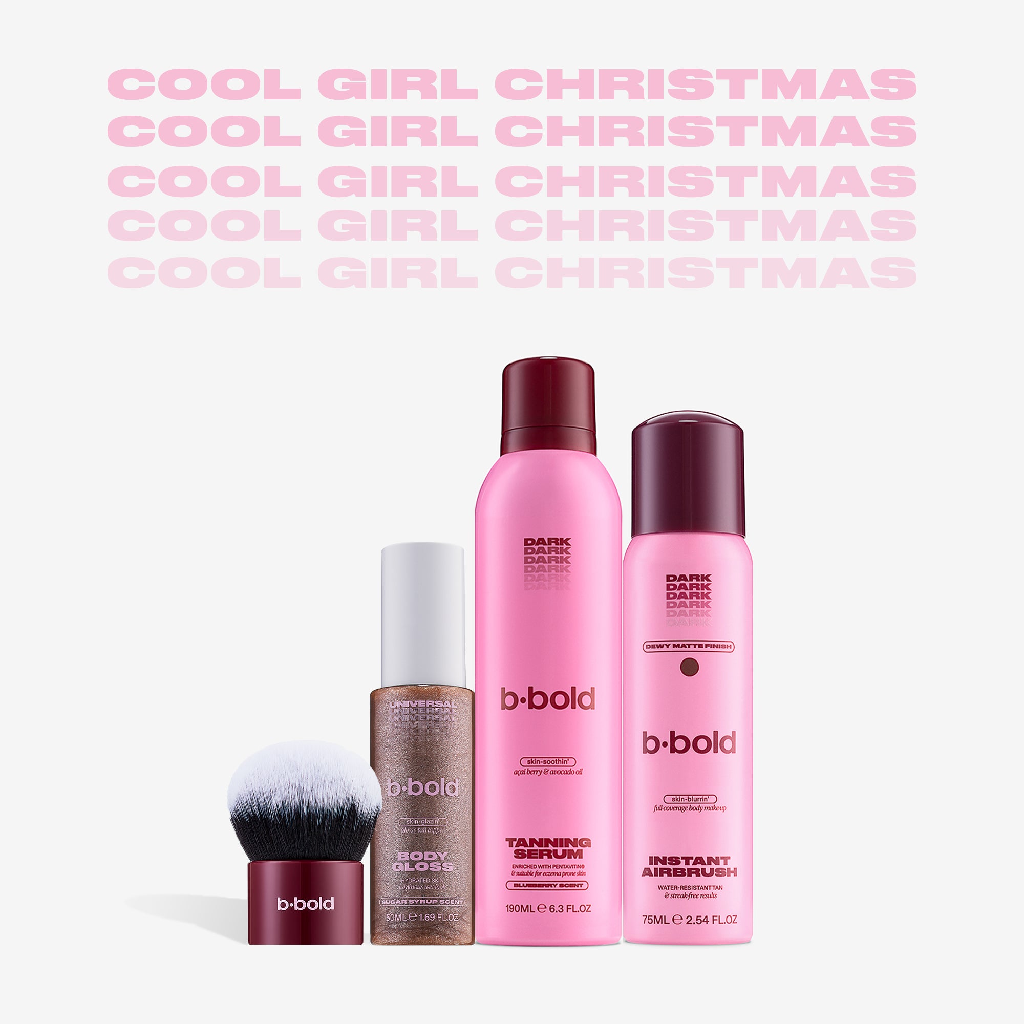 JEN WOOD 4PC COOL GIRL CHRISTMAS EDIT WITH GIFT BOX