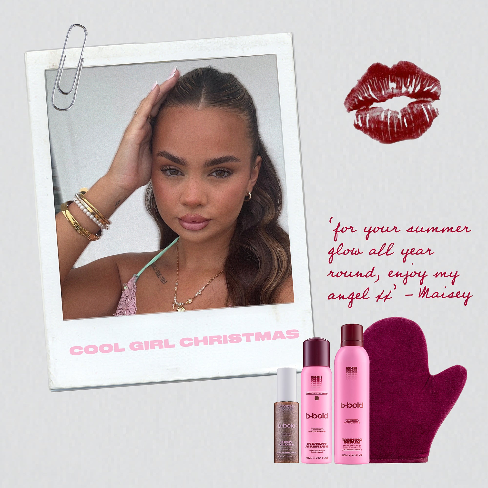 MAISEY KENDALL 4PC COOL GIRL CHRISTMAS EDIT WITH GIFT BOX