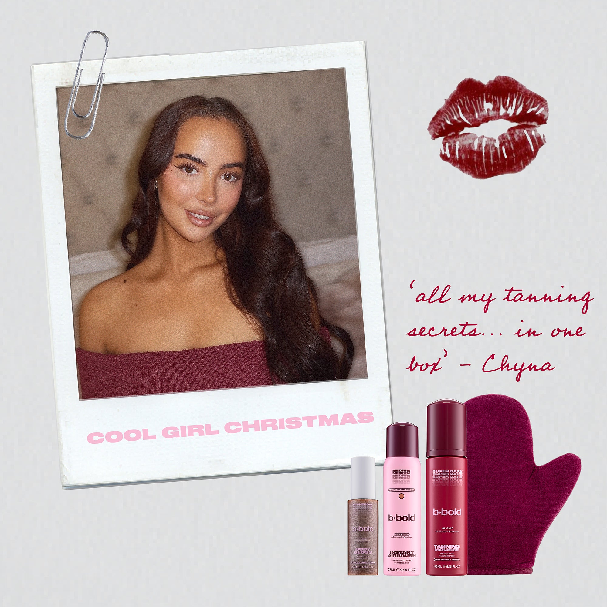 CHYNA SOLDER 4PC COOL GIRL CHRISTMAS EDIT WITH GIFT BOX