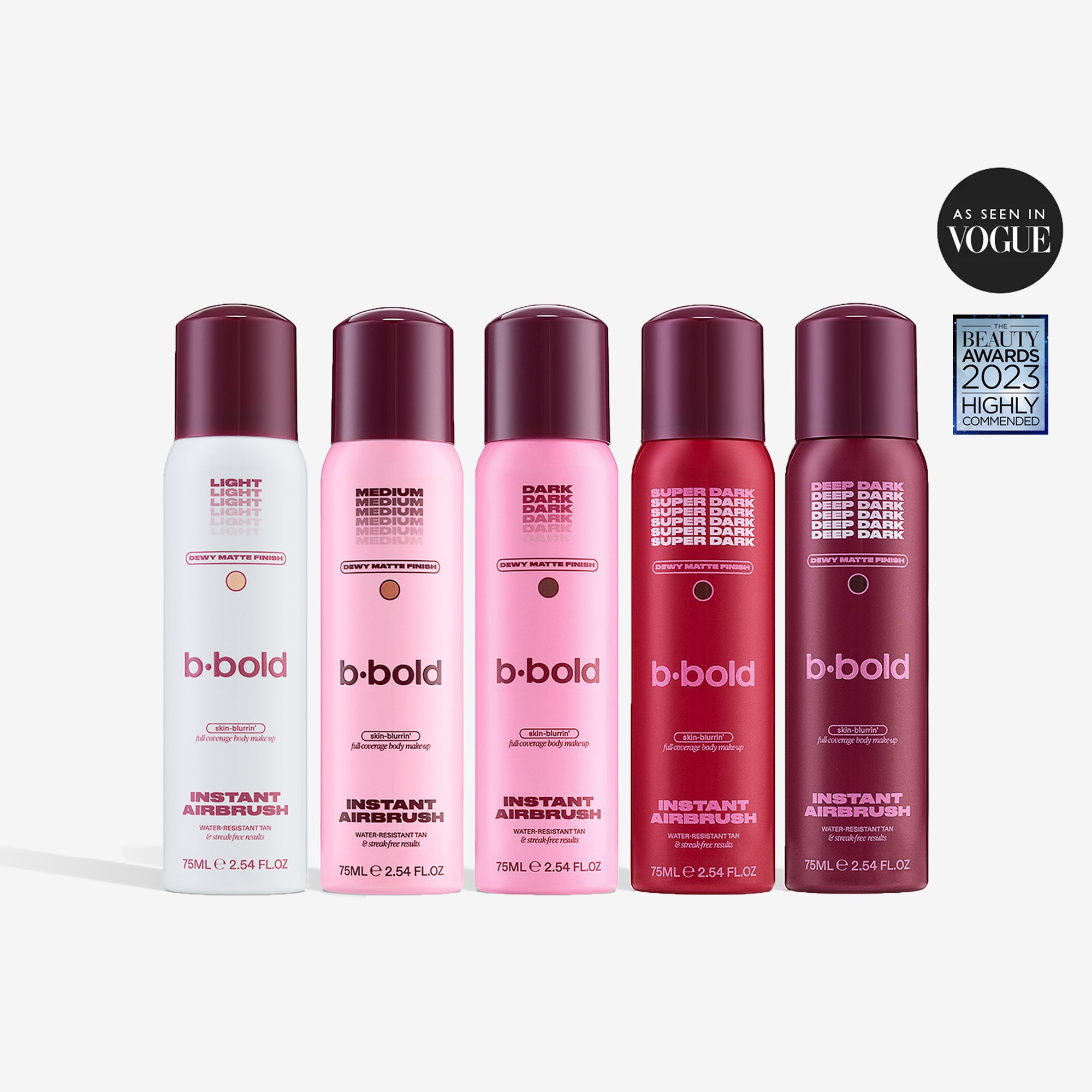 INSTANT AIRBRUSH BODY MAKE-UP 75ML