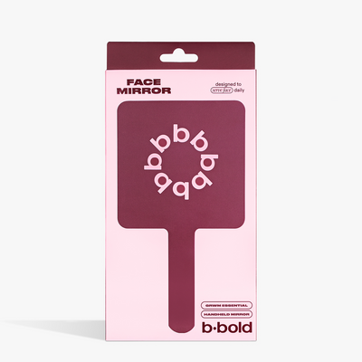 THE BURGUNDY FACE MIRROR