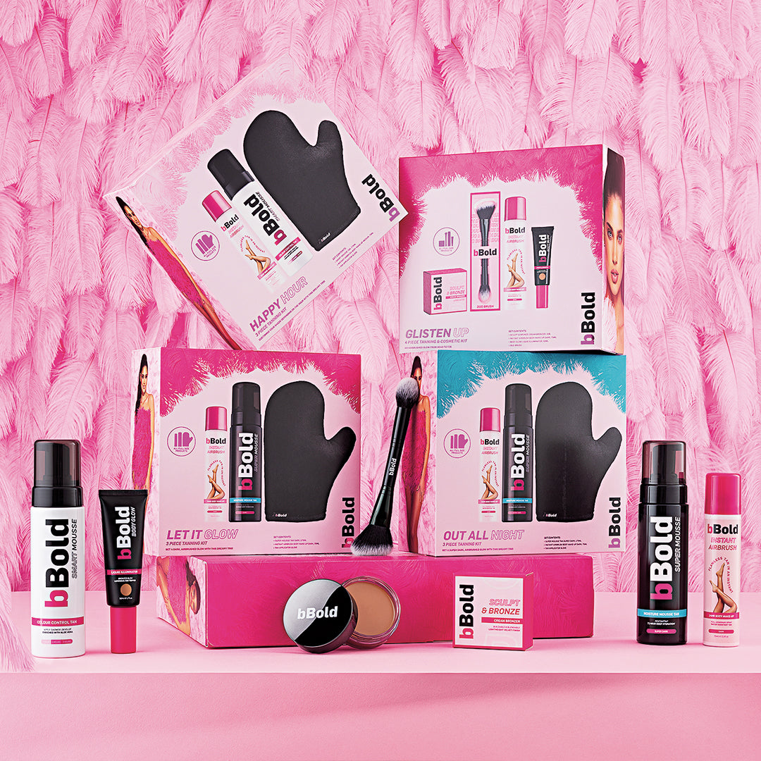 bBold Christmas Tanning & Cosmetics Sets