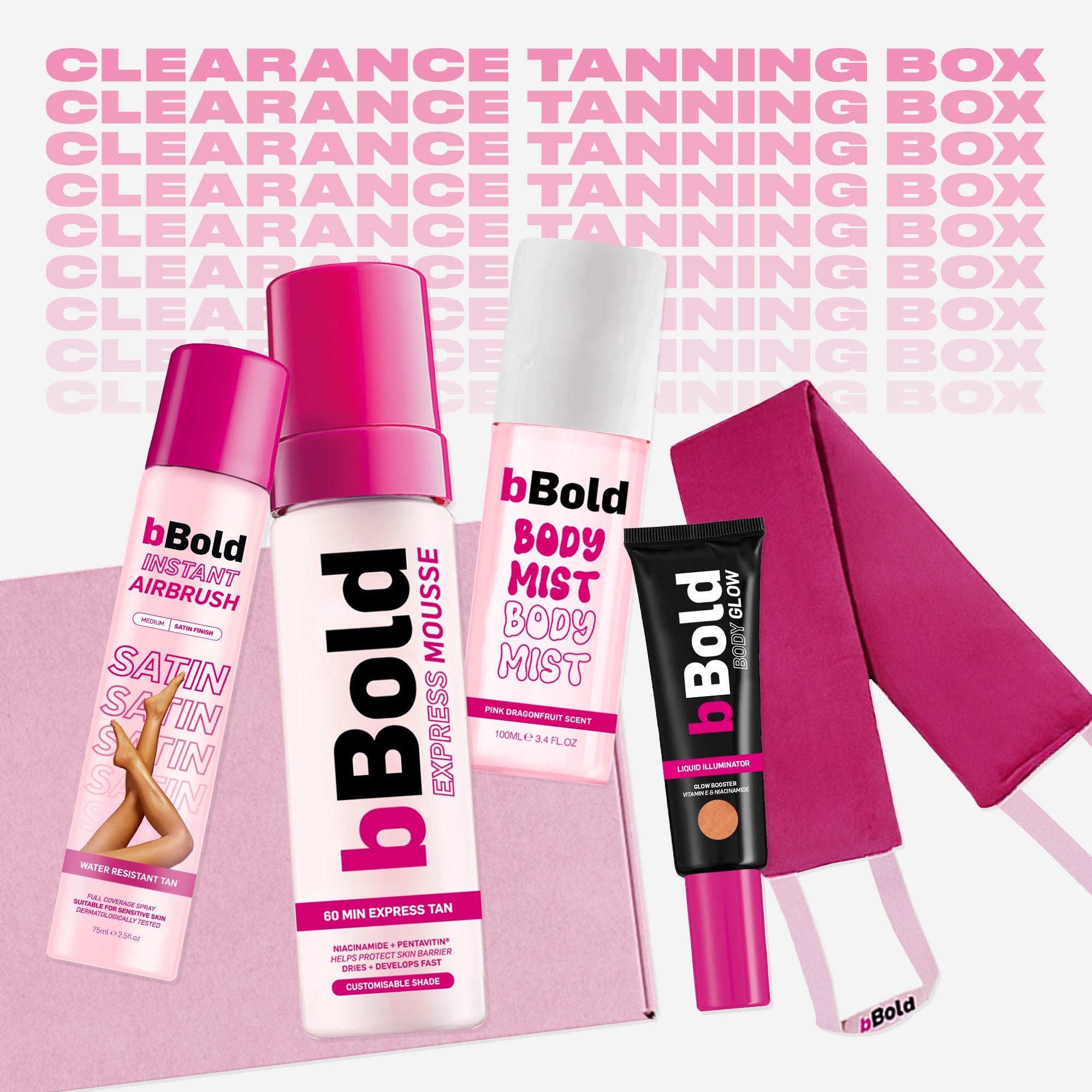 CLEARANCE TANNING 5PC BOX